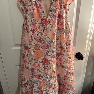 Floral V-Neck Dress